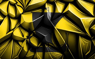 Flag of Nordland, 4k, 3d creative texture, Nordland 3d flag, Norwegian regions, Norway, Nordland flag, 3d art, Nordland region flag, Nordland