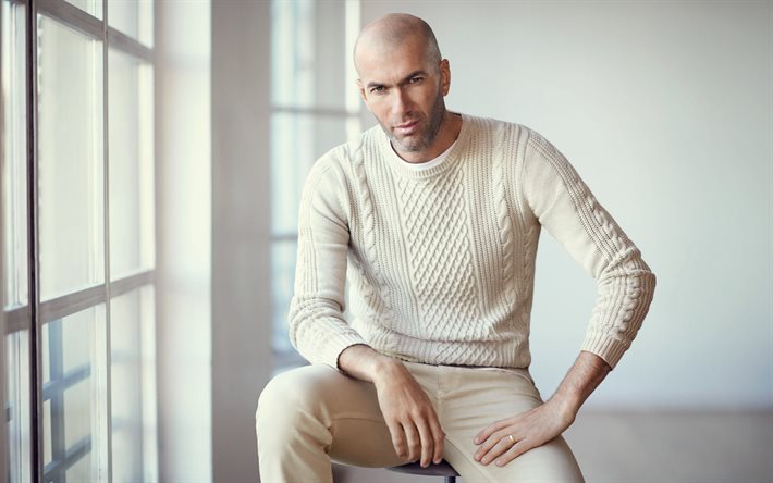Zinedine Zidane, leyendas del fútbol, entrenador de fútbol, el real madrid
