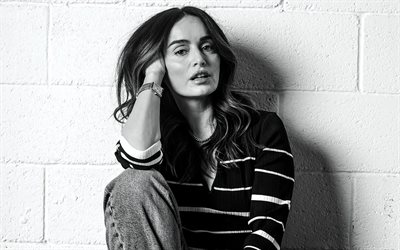 ana de la reguera, 4k, meksikolainen näyttelijä, muotokuva, valokuvaus, yksivärinen, suosittuja näyttelijöitä, anabell gardoqui de la reguera, ana de la reguera  kuvaus