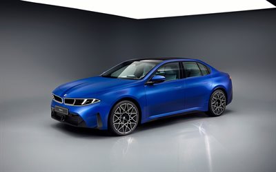 2027, bmw i3, 4k, vorderansicht, außen, elektroautos, blauer bmw i3, neuer bmw i3 2027, deutsche autos, bmw