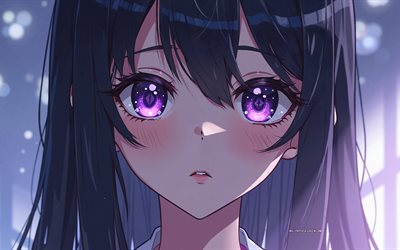 Ai Hoshino, anime characters, Oshi no Ko, Ai Hoshino portrait, lead idol, Hoshino Ai, Oshi no Ko characters