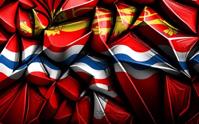 ヘレフォードシャー州の旗, 4k, 3dクリエイティブテクスチャ, ヘレフォードシャーの 3 d フラグ, 儀式郡, イングランド, 3dアート, ヘレフォードシャー地域の旗, ヘレフォードシャー