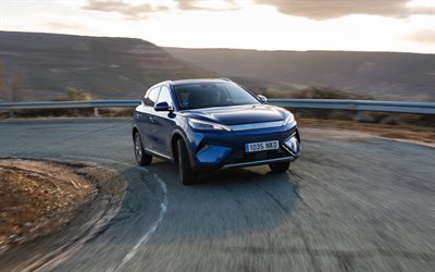 بي واي دي أتو 3 إيفو, 4k, طريق, 2026 سيارة, الجبال, عمليات الانتقال, مواصفات الاتحاد الأوروبي, بلو بي واي دي أتو 3 إيفو, 2026 بي واي دي أتو 3 إيفو, السيارات الصينية, بي واي دي