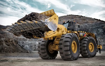 كاتربيلر 994h, 4k, اللوادر ذات العجلات, لوادر 2016, تحميل الأنقاض, آلات خاصة, قطة, محمل في المهنة, كات 994 ه, معدات خاصة, كاتربيلر