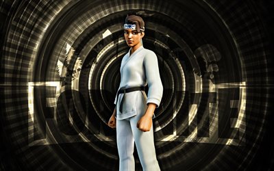 shuto striker fortnite, 4k, ruskea kierre tausta, fortnite, luova, shuto striker skin, fortnite shuto striker skin, shuto hyökkääjä, fortnite hahmot