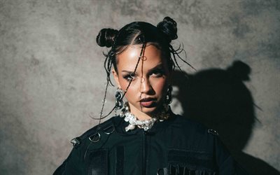 nina chuba, 4k, porträt, deutscher sänger, foto shooting, nina katrin kaiser, beliebte sänger, fotoshooting mit nina chuba