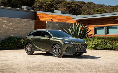 2025, lexus rx, 4k, vue avant, extérieur, suv de luxe, green lexus rx, new lexus rx 2026, voitures japonaises, lexus