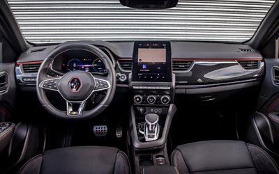 2022, Renault Arkana, inside view, interior, front panel, Renault Arkana interior, french cars, Renault
