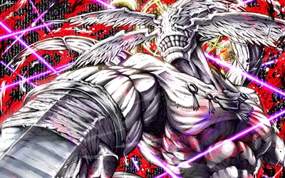 jujutsu kaisen, 4k, ikaishinsho makora, mahoraga, obra de arte, fan art, personajes de mahoraga, yatsuka no tsurugi