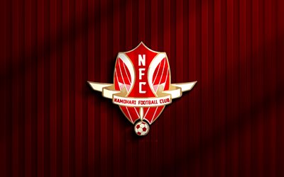 4k, namdhari fc 3d logo, i league, fondo 3d rojo, fútbol, emblema de namdhari fc, logotipo de namdhari fc, namdhari fc, fútbol americano, club de fútbol indio, fc namdhari