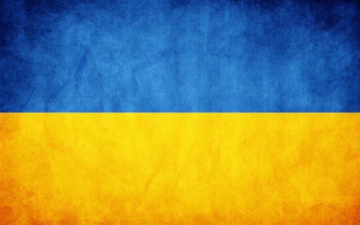 a textura da parede, a bandeira da ucrânia, ucrânia, país unido, o único país