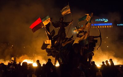 maidan, freiheit, ukraine, kiew