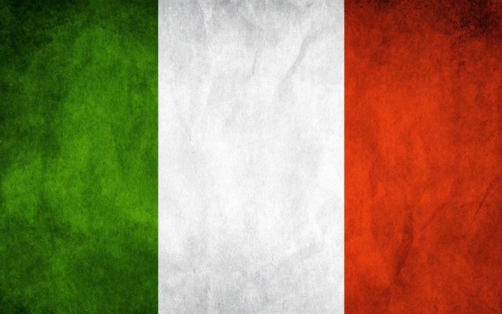 italien, italiensk flagga, italiens flagga