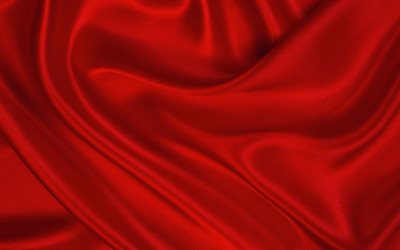 red silk, red fabric, satin, chervona loom
