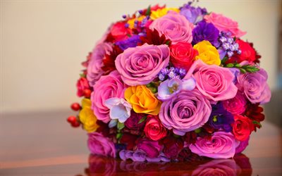 les bouquets originaux, rose, bouquet de roses, un bouquet de roses, de la pologne, de roses, de bouquets originaux