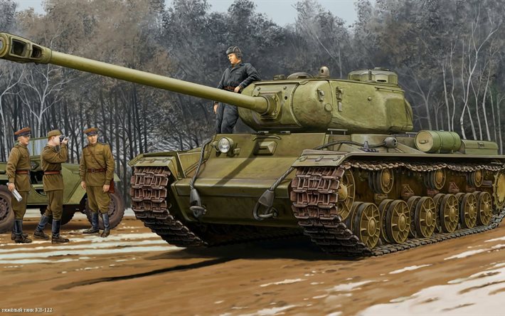uau, tanque pesado, kv-122, tanques da urss