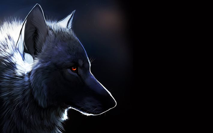painted wolf