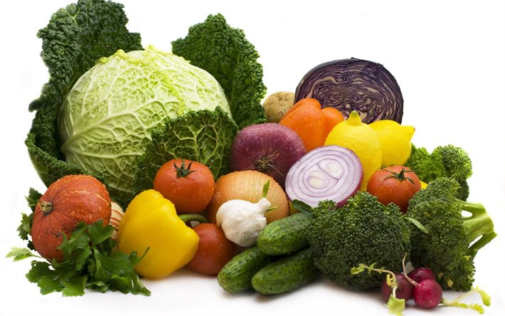 blandade grönsaker, grönsaker, vegetarianism, hälsosam mat