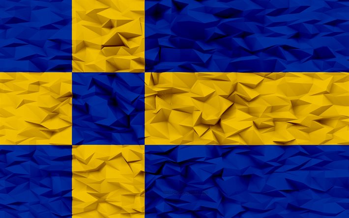 bandeira de tilburg, 4k, cidades holandesas, fundo de polígono 3d, tilburg, textura de polígono 3d, dia de tilburg, bandeira 3d tilburg, símbolos nacionais holandeses, 3d art, holanda