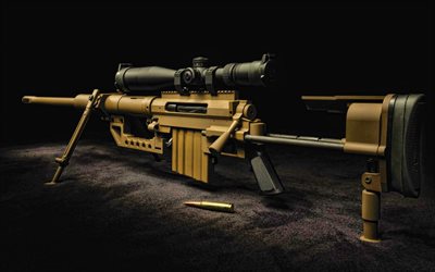CheyTac M200 Intervention, 4k, American sniper rifle, CheyTac LLC, amcrican weapons, modern rifles, sniper rifle, CheyTac Intervention