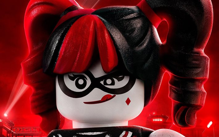 Harley Quinn, 2017 film, 3d, animazione, Lego Batman