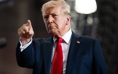 Donald Trump, American President, Politician, Donald Trump Portrait, 47th President of the United States, USA, Donald John Trump, American politician