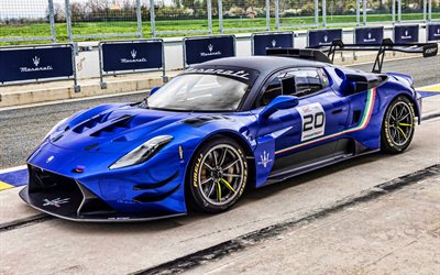 maserati gt2 stradale, 4k, voitures de course, 2025 voitures, hdr, supercars, blue maserati gt2 stradale, 2025 maserati gt2 stradale, voitures italiennes, maserati