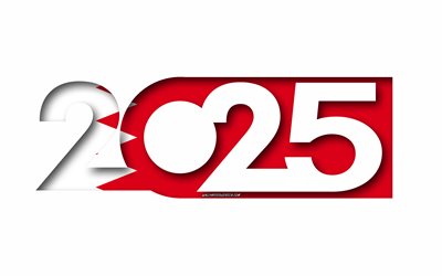 2025 bahrain, valkoinen tausta, bahrain, minimaalinen taide, 2025 bahrain  konseptit, bahrain 2025, bahrainin lippu, 2025 bahrain  tausta, bahrain  lippu
