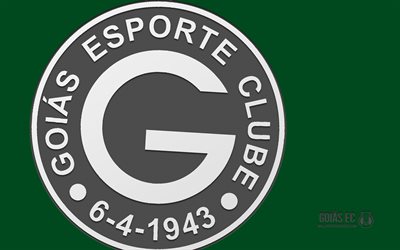 logo goias ec, 4k, sfondo verde, art di carbonio, emblema di goias ec, club di calcio brasiliano, serie brasiliana b, brasile, goias ec, calcio, goias, goias esporte club, goias fc