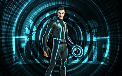 Datapath Fortnite, 4k, blue spiral background, Fortnite, creative, Datapath Skin, Fortnite Datapath Skin, Datapath, Fortnite characters