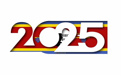 2025 eswatini, sfondo bianco, eswatini, arte minima, 2025 concetti eswatini, eswatini 2025, flag di eswatini, 2025 sfondo eswatini, bandiera eswatini