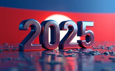 لاوس 2025 أرقام, 4k, 2025 لاوس, الفن ثلاثي الأبعاد, علم لاوس, 2025 الأرقام ثلاثية الأبعاد, السفر إلى لاوس 2025, جزيرة لاوس