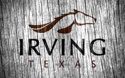 4K, Flag of Irving, american cities, Day of Irving, USA, wooden texture flags, Irving flag, Houston, State of Texas, cities of Texas, US cities, Irving Texas