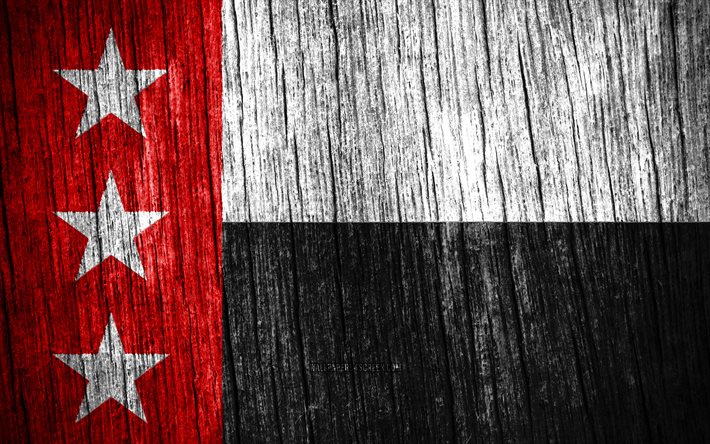 4k, bandiera di laredo, città americane, giorno di laredo, usa, bandiere di struttura in legno, laredo, stato del texas, città del texas, città degli stati uniti, laredo texas