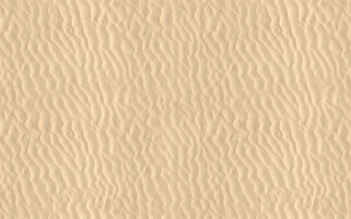 4k, textura de areia, deserto, textura de ondas de areia, texturas naturais, materiais de textura, ondas de areia de fundo, areia