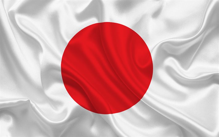 japanin lippu, japani, kansalliset liput, silkkilippu