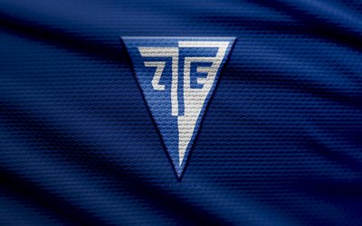 logotipo de tela de zalaegerszegi fc, 4k, fondo de tela azul, nb yo, bokeh, fútbol, zalaegerszegi fc logo, fútbol americano, zalaegerszegi fc emblema, zalaegerszegi fc, club de fútbol húngaro, zalaegerszegi te