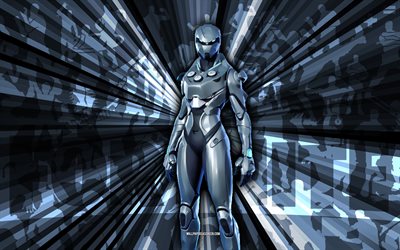 4k, critério de elite, fundo dos raios azuis, pele de critério de elite, critério de elite fortnite, art abstrato, pele de critério de elite fortnita, personagens fortnite, fortnite, arte criativa