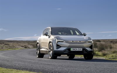 4k, पोलस्टार 3 प्रो पैक, हेडलाइट्स, 2025 कारें, धीमी गति, क्रॉसओवर, ब्रिटेन कल्पना, बिजली की कार, 2025 पोलस्टार 3, अमेरिकन कार्स, पोलस्टार