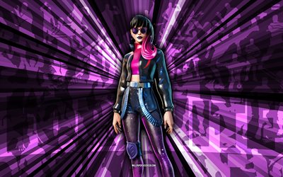 4k, eclipse dawn, fundo dos raios roxos, eclipse skin dawn, eclipse dawn fortnite, art abstrato, fortnite eclipse dawn skin, personagens fortnite, fortnite, arte criativa