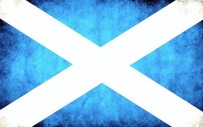 schottische flagge, die flagge von schottland, symbole von schottland