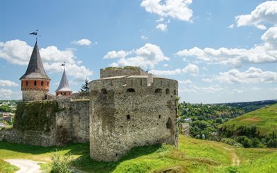 ukraina, kamianets-podilskyi, ukrainska slott, ukrainas sevärdheter, kamianets-podilskyi fästning