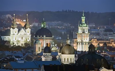 l'hypothèse de l'église, dominicaine de la cathédrale, de l'ukraine, lviv