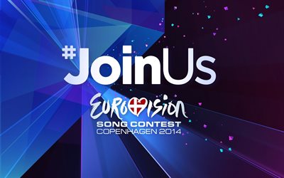 copenhagen, eurovision 2014, emblem, eurovision, song contest, the logo, the logo of eurovision, 2014