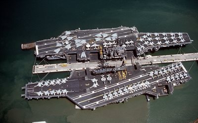 uss independence, summary-41, top view, carriers, cv-62