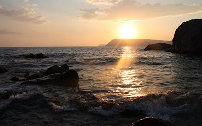 بالاكلافا, شبه جزيرة القرم, كيب آية, شروق الشمس, كريم