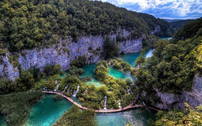 croatia, plitvice lakes, park