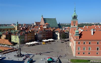 warsaw, the royal palace, poland, attractions of poland