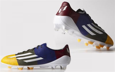 messi, bottes, chaussures à crampons messi