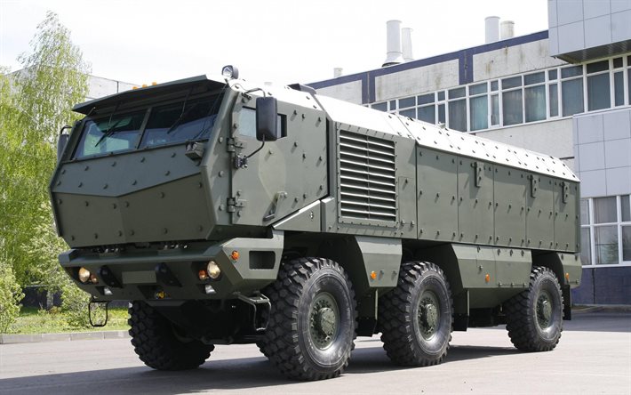 kamaz-63968, typhoon, armored kamaz, armored car